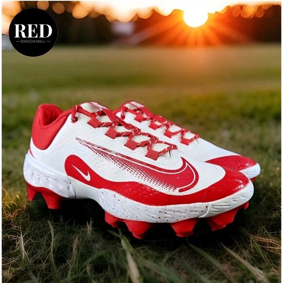 Nike Alpha Huarache Elite 4 Low MCS Baseball Cleats Red FD6255-105 - Men\'s 10.5 main image 7